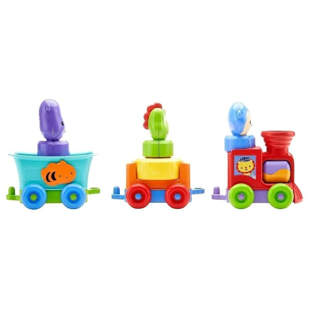 NEW Fisher-Price Silly Safari Rattle & Roll Animal Train